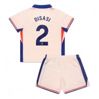 Camisa de time de futebol Chelsea Axel Disasi #2 Replicas 2º Equipamento Infantil 2024-25 Manga Curta (+ Calças curtas)